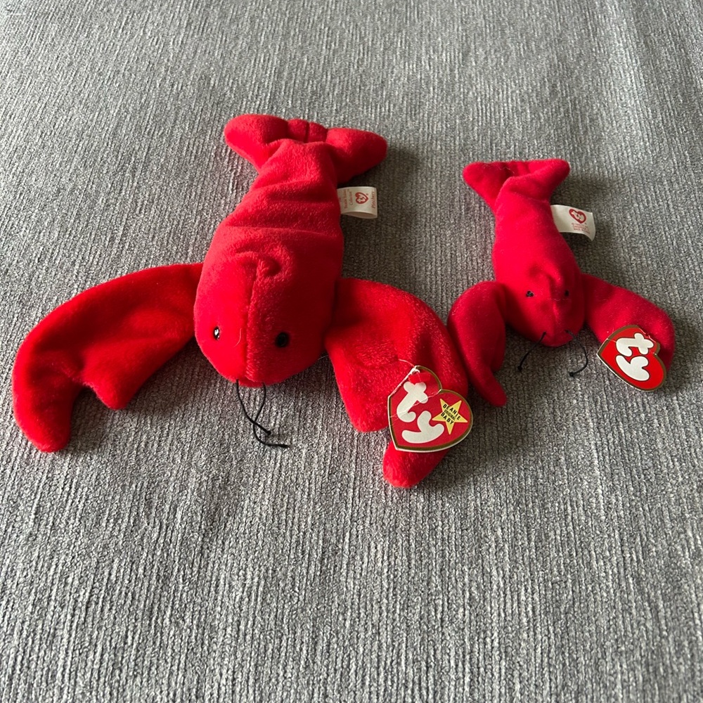 Ty Beanie Babies Pinchers with McDonald’s Teenie beanie